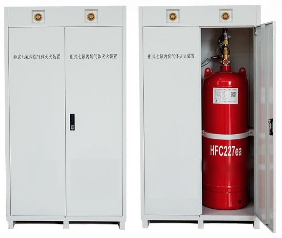 陕西柜式七氟丙烷（双瓶组）、西安七氟丙烷灭火装置
